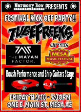 Tubefreeks at Mesa Music Festival Kickoff Party - 11-9-18