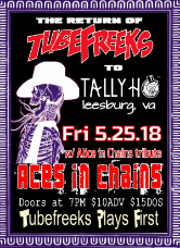 Tubefreeks at The Tally Ho Theater - Leesburg,VA - 5-25-18