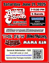 Tubefreeks at the Rabbits Foot Reunion!! Boonesboro, MD - 6-21-25